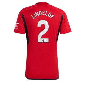 Manchester United Victor Lindelof #2 Domaci Dres 2023-24 Kratak Rukavima